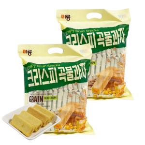 크리스피 롤 대용량 곡물 과자 650g*2개