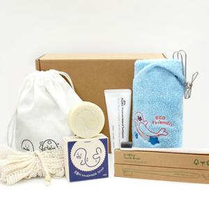 에코실 세안 타올 욕실 선물 세트 답례품 rPET 수건 보자기 포장