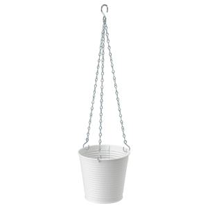 카스헤베플레 걸이화분 실내외겸용 화이트 12cm