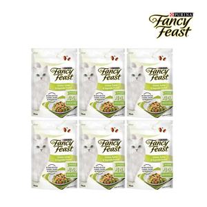 팬시피스트 고양이사료 치킨 칠면조&야채 450g 6팩