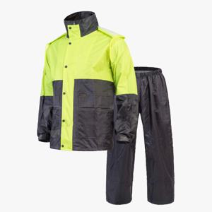 산업용 안전우의 M L XL  형광그린 차콜 상의 하의 우비 작업용 다용도 Si-150V