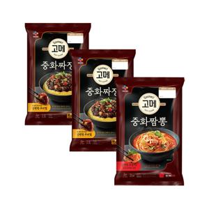 고메 중화 짜장 760g x2개+짬뽕 652g x1개