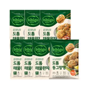 비비고 도톰 해물완자 340g x6개+도톰 동그랑땡 340g x1개