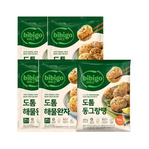 비비고 도톰 해물완자 340g x4개+도톰 동그랑땡 340g x1개