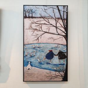 겨울 감성 카페 러블리 아이방 인테리어 샘토프트 - Winter 포스터 그림액자 그림선물