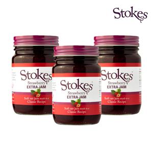 Stokes 영국 프리미엄 스트로베리 잼 340g*3개