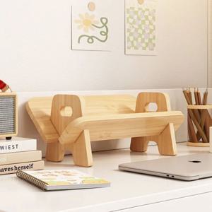 리즈 원목 미니 책장 정리대 책꽃이