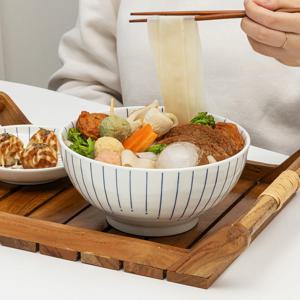 모루 일본풍 도자기 면기 4P 세트(4종 풀세트) 라면 국수 냉면 덮밥그릇