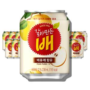 갈아만든배 238ml*24캔 국산배 음료수