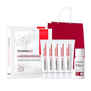 마데카크림 하이드라 3x 포뮬러 5개 + 수딩 마스크팩 7매 + 토너 30ml + 쇼핑백