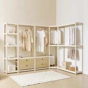 몬스터랙 행거 서랍 코너 4000 드레스룸 시스템행거 튼튼한 조립식