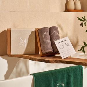 코튼&뱀부 테라조 호텔수건 240g, 3P(선물세트)