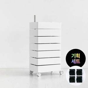 빙그리 회전서랍 트롤리 7단+KLADI 자석클립