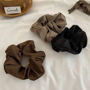 새틴 무드 컬러 곱창 헤어 머리끈 스크런치 3P SET