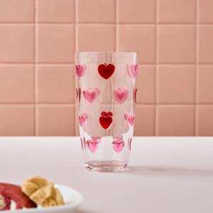 러브투게더 아크릴 엠보 플라워 컵 500ML