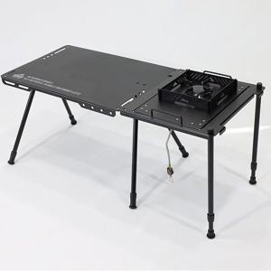 컨비니언트 경량 캠핑테이블 IGT상판 접이식 높이조절 선반 폴딩 2가지 컬러
