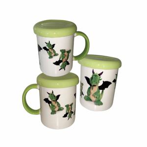Dragon doll mug (green)