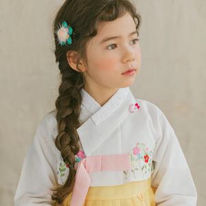 밍크 은율 한복 집게핀 유아헤어핀