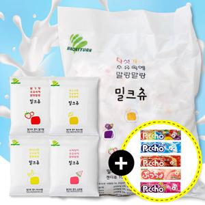짐승용량 밀크츄 5가지맛 믹스 1kg+70g 4가지 맛 푸쵸스틱캔디드림
