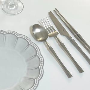 벨르 커트러리 실버 스푼+포크+나이프+젓가락 디너세트 엔틱 신혼 양식기