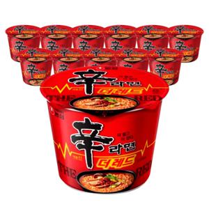 신라면 더레드 117g*12개 컵라면
