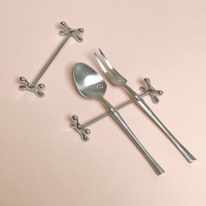 벨르 커트러리 실버 티스푼+티포크 세트 엔틱 신혼 디저트 양식기