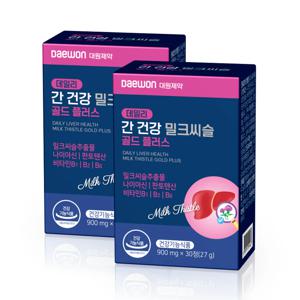 데일리 간 건강 밀크씨슬 골드 플러스 30정 2박스(2개월분)