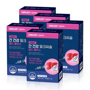 데일리 간 건강 밀크씨슬 골드 플러스 30정 5박스(5개월분)