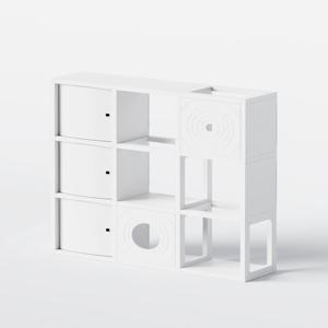 수납장 캣타워 3X3