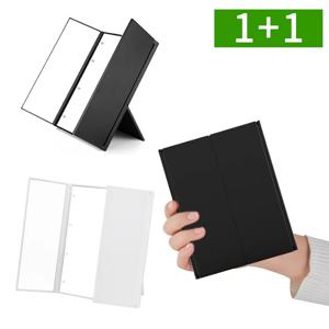 1+1 화장대 LED 탁상거울 스탠드 접이식 거울