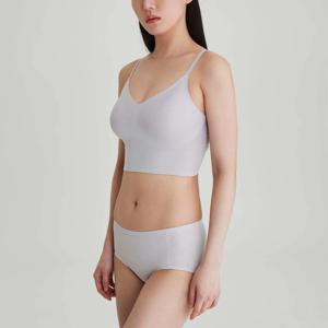 여 에어모달 노라인 롱 크롭브라 (2 colors)