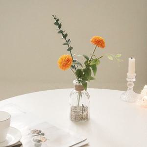 [식집사 지원쿠폰 5%] 금잔화 메리골드 조화 화병세트