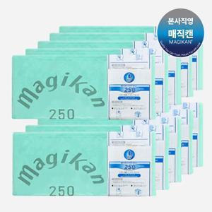 매직캔 리필봉투(정품)국내유일3겹_250리필_10개입(21L)_그린