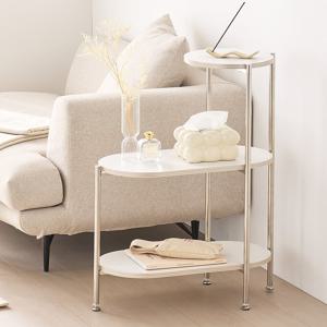 브릭 미드센츄리 모던 수납 사이드테이블 협탁 600 3단/4단