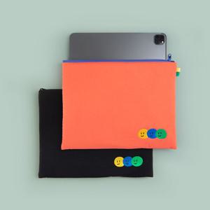 Airy 소프트 파우치 아이패드 11인치 HAPPY 스마일 귀여운 태블릿가방