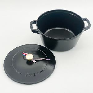 [리퍼]스크래치 B품 원형 꼬꼬떼 24cm 깊은형 블랙 145092423-B