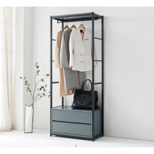 양말장 2칸서랍 선반 코트보관 높은 시스템행거장 600 (4색)