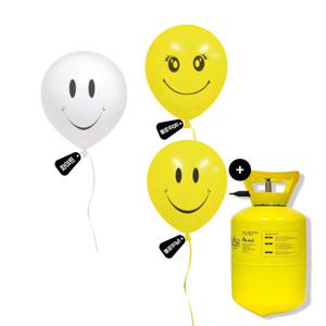 스마일헬륨세트 DIY (30cm+헬륨+리본)