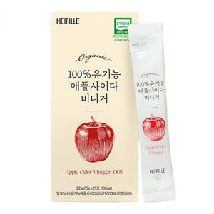 100% 유기농 애플사이다 비니거 15포