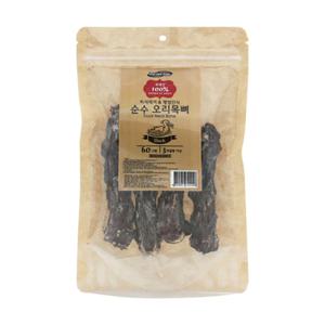 국내산 순수 오리목뼈 수제간식 60g