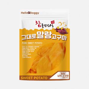 말랑고구마 강아지고구마말랭이 250g 넙적형