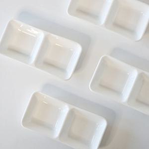 모노 올화이트 쌍초장기4p세트 종지 간장종지 일식종지