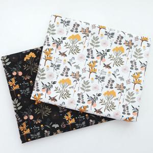 면20수평직 꽃무늬 원단 천 패브릭 다이어리 북커버 손가방 쿠션커버 DIY-미스티가든 2종