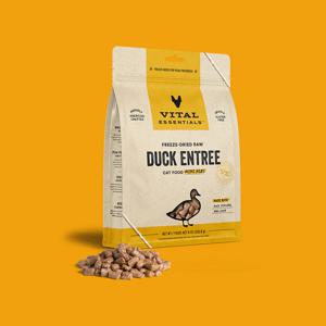 [유통기한임박할인]바이탈에센셜 캣 고양이 동결건조사료 오리미니닙스 226.8g