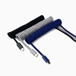 스탠다드 8K 항공 케이블 코일 USB C타입 키보드