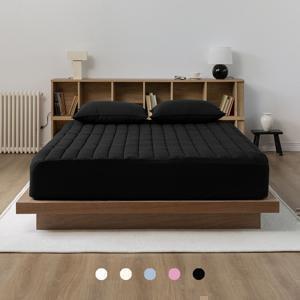 NEW 극세사 더욱 폭신한 누빔 매트리스커버 말랑말랑 두부 원단 9color