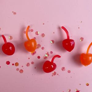 체리 파츠 2컬러 귀여운 과일 미니어처 모형