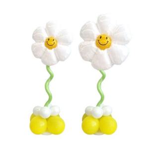 대왕 꽃 데이지 기둥 풍선 생일 파티 이벤트