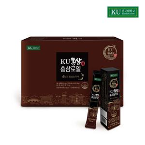 건국우유 KU홍삼진 6년근 홍삼로얄10ml*30포 선물세트