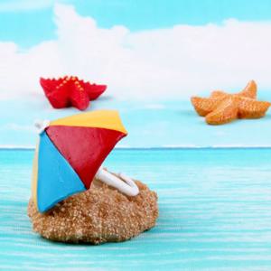 미니어처 무지개 컬러 파라솔 인테리어 장식 테라리움 디오라마 꾸미기 소품